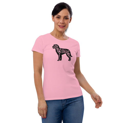 Spinone Italiano | Silhouette | Women's Fashion Fit T-Shirt