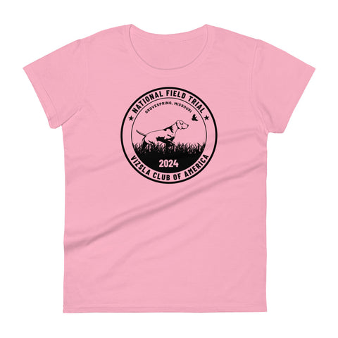 Vizsla Club of America | NFT 2024 | Women's Fashion Fit T-Shirt | Large Logo