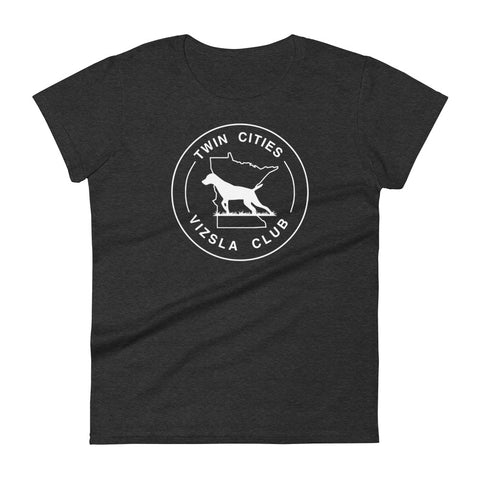 Twin Cities Vizsla Club | Women's Fashion Fit T-Shirt | Large Logo