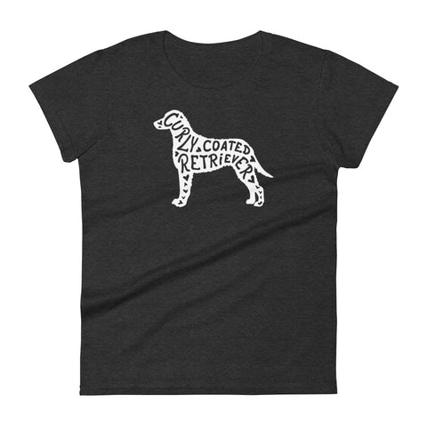 Curly-Coated Retriever | Silhouette | Women's Fashion Fit T-Shirt