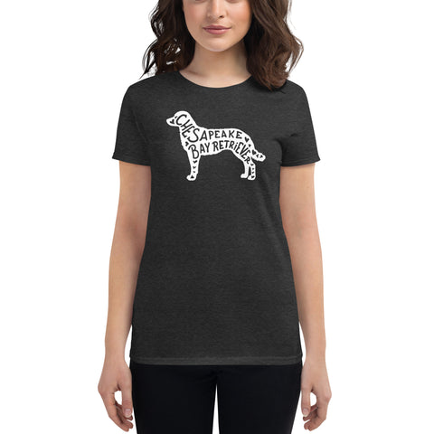 Chesapeake Bay Retriever | Silhouette | Women's Fashion Fit T-Shirt