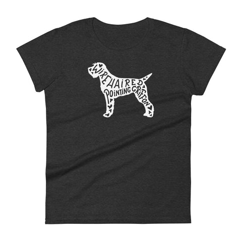 Wirehaired Pointing Griffon | Silhouette | Women's Fashion Fit T-Shirt