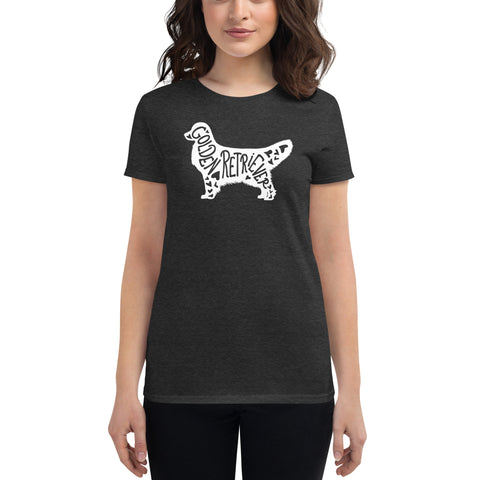 Golden Retriever [Show] | Silhouette | Women's Fashion Fit T-Shirt