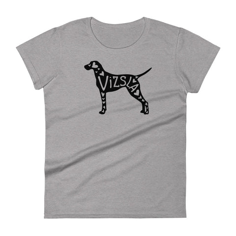 Vizsla | Silhouette | Women's Fashion Fit T-Shirt