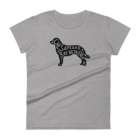 Chesapeake Bay Retriever | Silhouette | Women's Fashion Fit T-Shirt