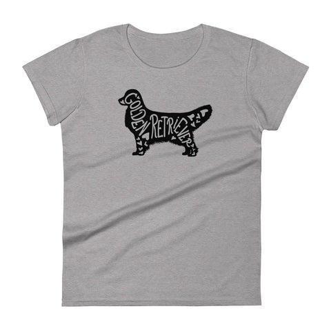 Golden Retriever [Show] | Silhouette | Women's Fashion Fit T-Shirt