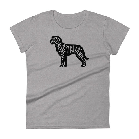 Spinone Italiano | Silhouette | Women's Fashion Fit T-Shirt