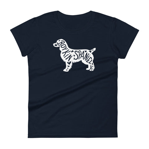 Boykin Spaniel | Silhouette | Women's Fashion Fit T-Shirt