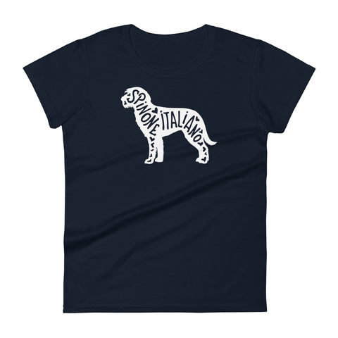 Spinone Italiano | Silhouette | Women's Fashion Fit T-Shirt