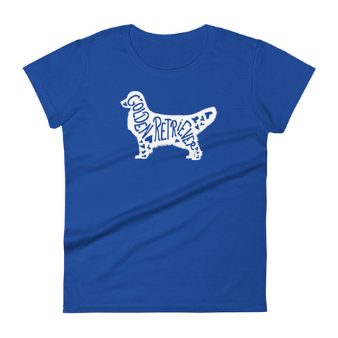 Golden Retriever [Show] | Silhouette | Women's Fashion Fit T-Shirt