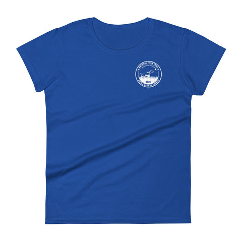 Vizsla Club of America | NFT 2024 | Women's Fashion Fit T-Shirt | Small Logo