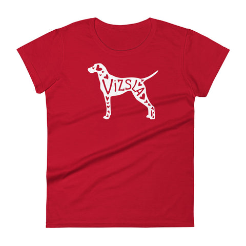 Vizsla | Silhouette | Women's Fashion Fit T-Shirt