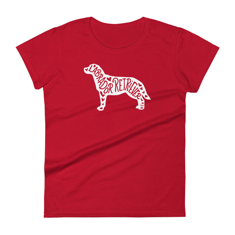 Labrador Retriever | Silhouette | Women's Fashion Fit T-Shirt