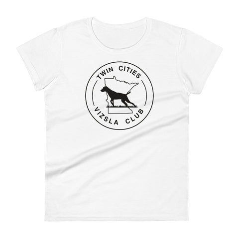 Twin Cities Vizsla Club | Women's Fashion Fit T-Shirt | Large Logo