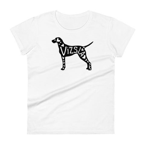 Vizsla | Silhouette | Women's Fashion Fit T-Shirt