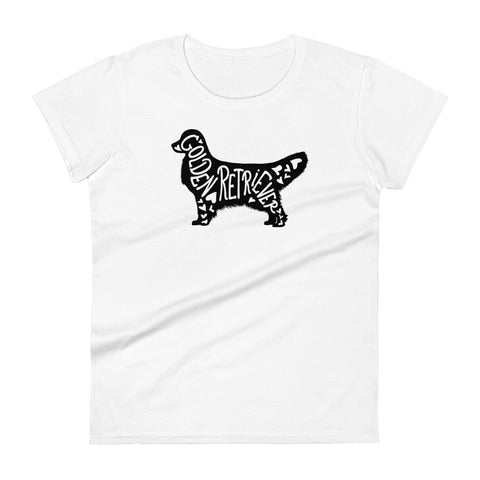 Golden Retriever [Show] | Silhouette | Women's Fashion Fit T-Shirt