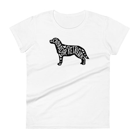 Labrador Retriever | Silhouette | Women's Fashion Fit T-Shirt