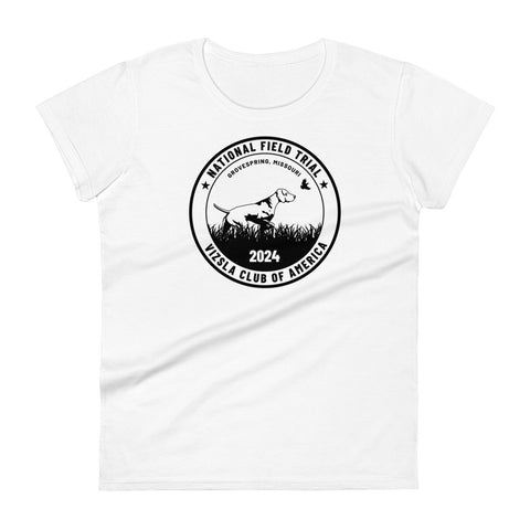 Vizsla Club of America | NFT 2024 | Women's Fashion Fit T-Shirt | Large Logo