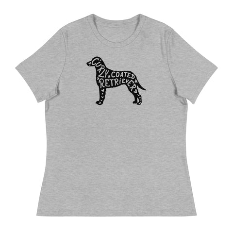 Curly-Coated Retriever | Silhouette | Women's Relaxed T-Shirt