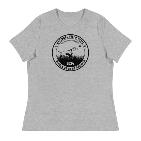 Vizsla Club of America | NFT 2024 | Women's Relaxed T-Shirt | Large Logo