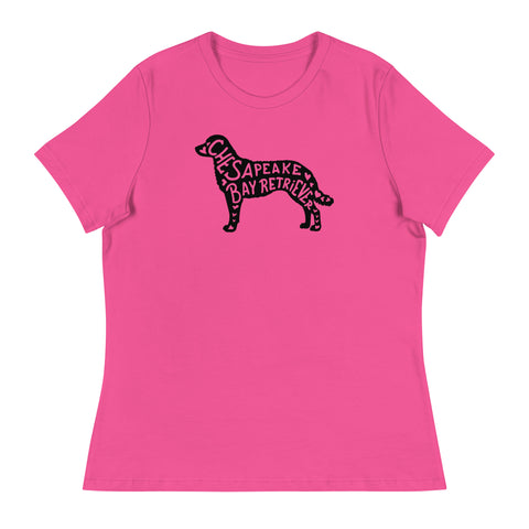 Chesapeake Bay Retriever | Silhouette | Women's Relaxed T-Shirt