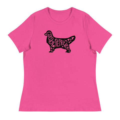 Golden Retriever [Show] | Silhouette | Women's Relaxed T-Shirt