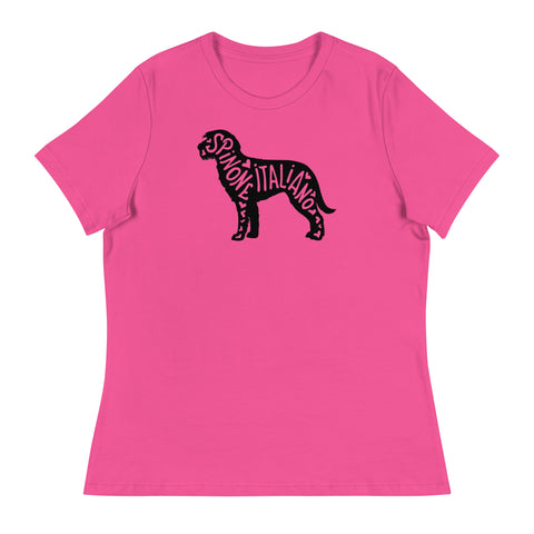 Spinone Italiano | Silhouette | Women's Relaxed T-Shirt