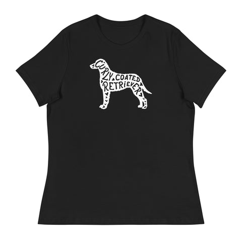 Curly-Coated Retriever | Silhouette | Women's Relaxed T-Shirt