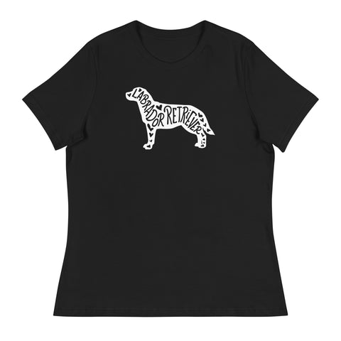 Labrador Retriever | Silhouette | Women's Relaxed T-Shirt