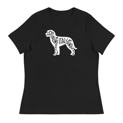 Spinone Italiano | Silhouette | Women's Relaxed T-Shirt