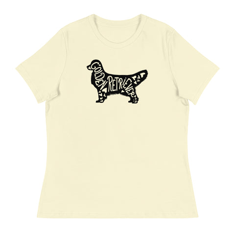 Golden Retriever [Show] | Silhouette | Women's Relaxed T-Shirt