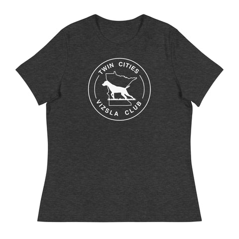 Twin Cities Vizsla Club | Women's Relaxed T-Shirt | Large Logo