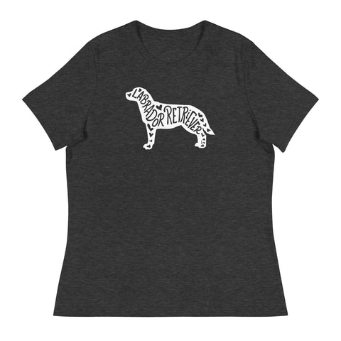 Labrador Retriever | Silhouette | Women's Relaxed T-Shirt