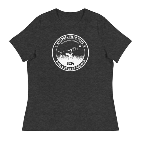 Vizsla Club of America | NFT 2024 | Women's Relaxed T-Shirt | Large Logo