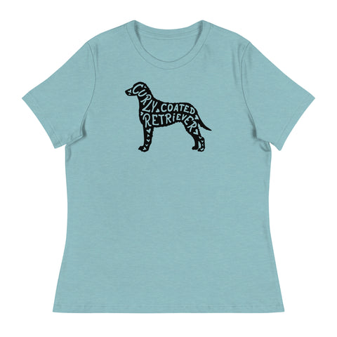 Curly-Coated Retriever | Silhouette | Women's Relaxed T-Shirt