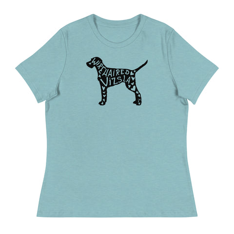 Wirehaired Vizsla | Silhouette | Women's Relaxed T-Shirt