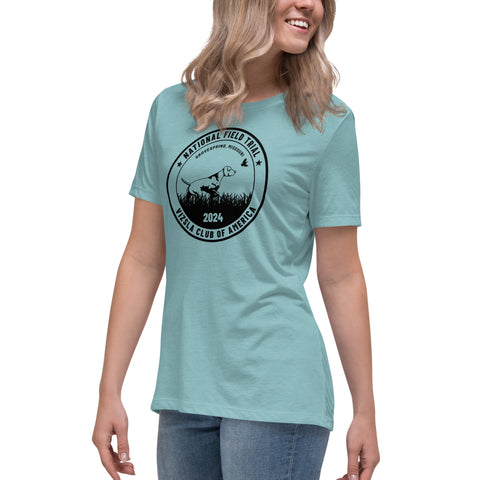 Vizsla Club of America | NFT 2024 | Women's Relaxed T-Shirt | Large Logo