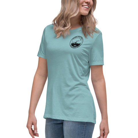 Vizsla Club of America | NFT 2024 | Women's Relaxed T-Shirt | Small Logo