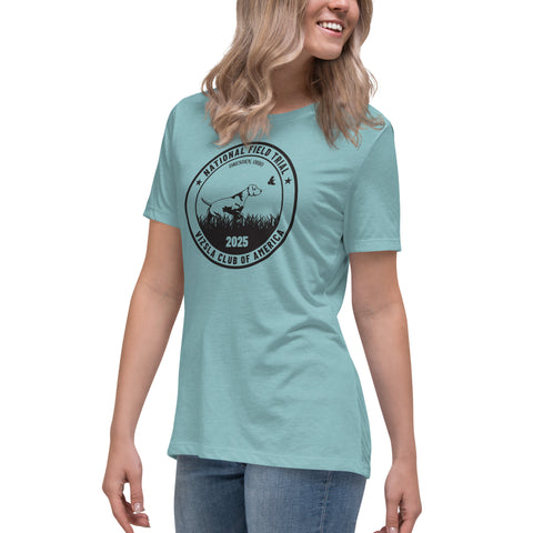 Vizsla Club of America | NFT 2025 | Women's Relaxed T-Shirt | Large Logo