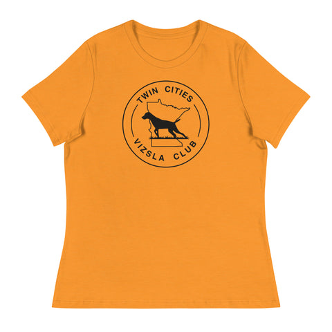 Twin Cities Vizsla Club | Women's Relaxed T-Shirt | Large Logo