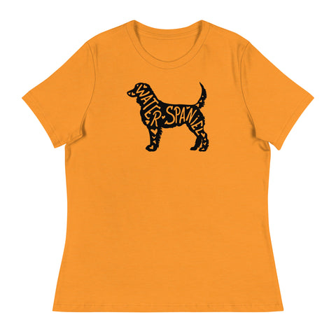 American Water Spaniel | Silhouette | Women's Relaxed T-Shirt