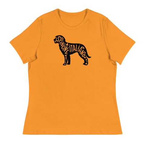 Spinone Italiano | Silhouette | Women's Relaxed T-Shirt