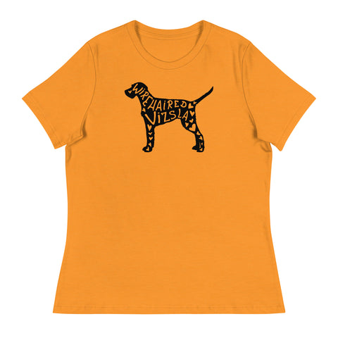 Wirehaired Vizsla | Silhouette | Women's Relaxed T-Shirt