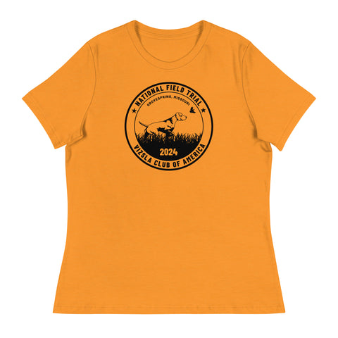 Vizsla Club of America | NFT 2024 | Women's Relaxed T-Shirt | Large Logo