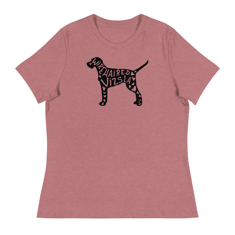 Wirehaired Vizsla | Silhouette | Women's Relaxed T-Shirt