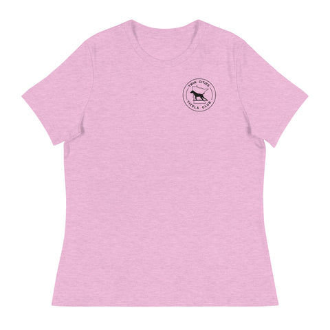 Twin Cities Vizsla Club | Women's Relaxed T-Shirt | Small Logo