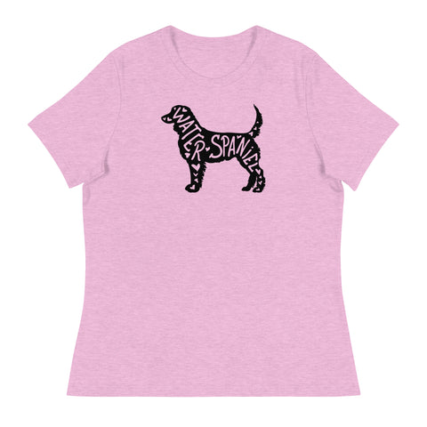 American Water Spaniel | Silhouette | Women's Relaxed T-Shirt