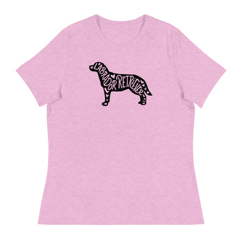 Labrador Retriever | Silhouette | Women's Relaxed T-Shirt