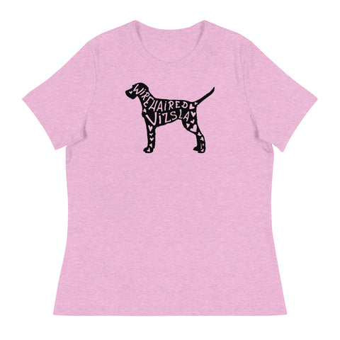 Wirehaired Vizsla | Silhouette | Women's Relaxed T-Shirt