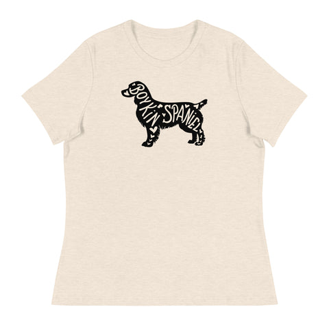 Boykin Spaniel | Silhouette | Women's Relaxed T-Shirt